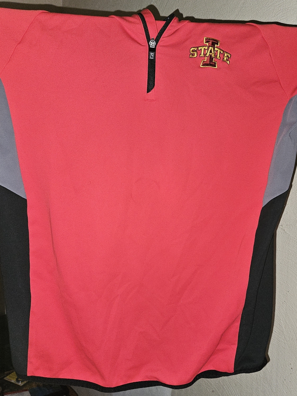 Iowa State University Red Quarter-Zip Lightweight Cutter and Buck 1/4 Zip